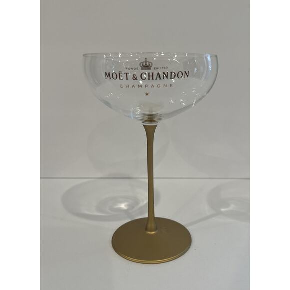 Moët & Chandon Golden Coupe Champagne Glass Luxury RARE - Picture 1 of 9
